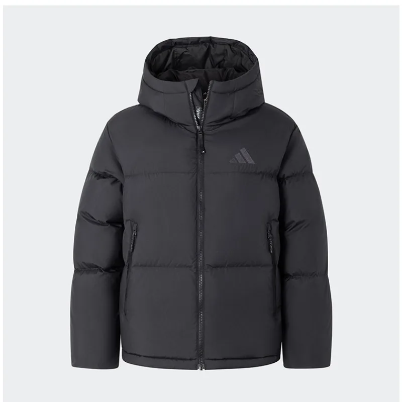 Adidas Winter New Women's Loose Hooded Bread Down Jacket JV6192