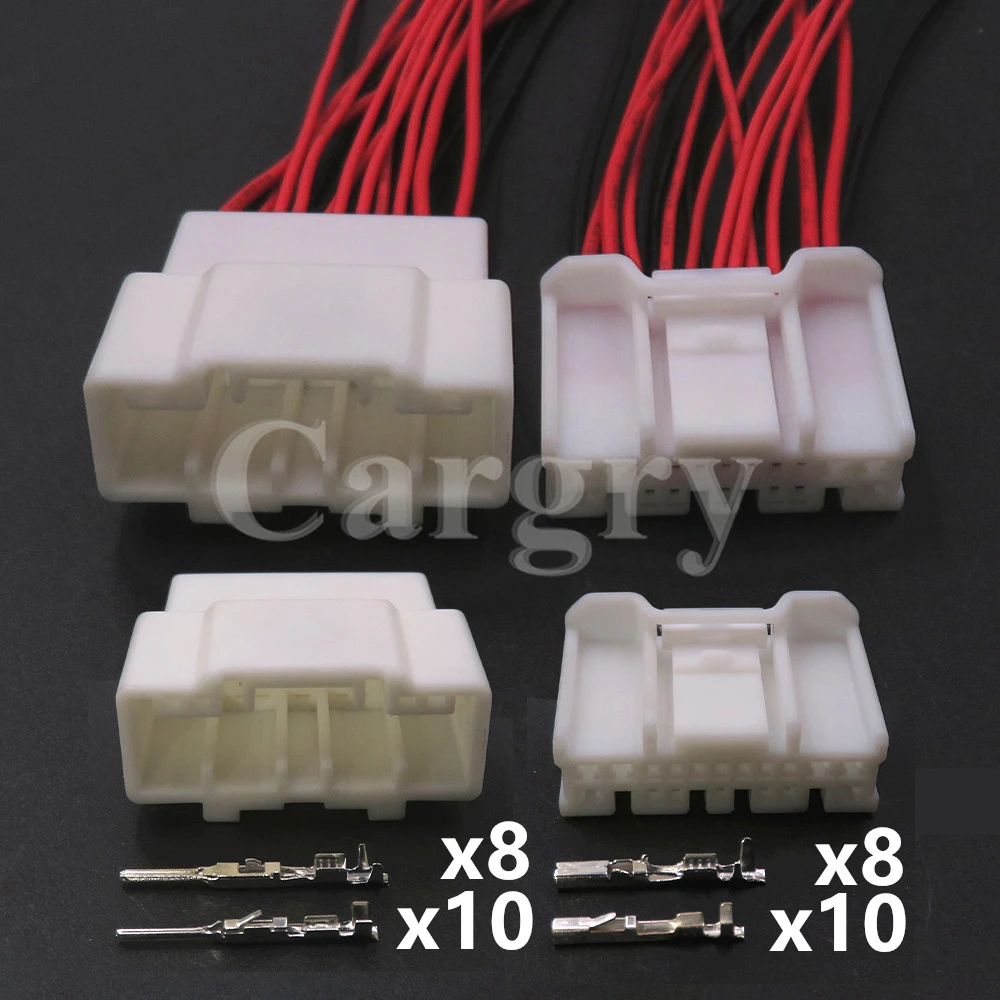 1 Set 18P 6098-5641 6098-5631 Auto Plastic Housing Composite Socket AC Assembly Car Cable Harness Unsealed Connector