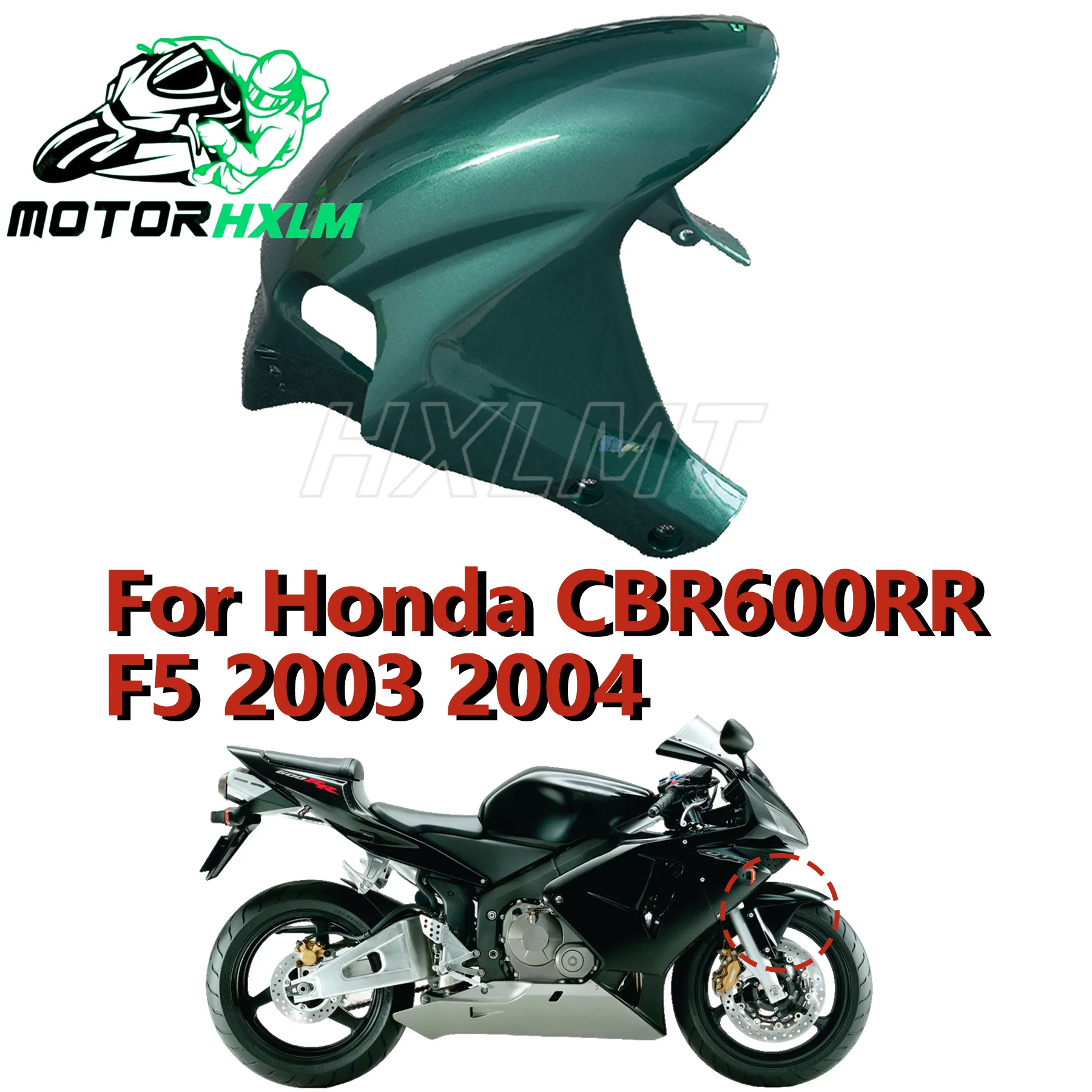 

For Honda CBR600R F5 2003-2004 Front Fender Mudguard Protector ABS Bodywork Parts