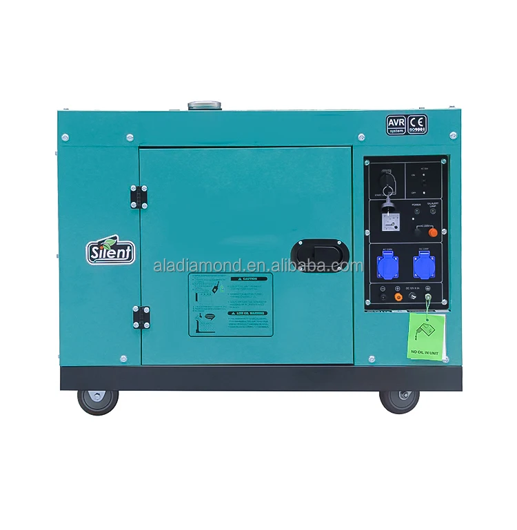 3kw 5kw 7kw Small/mini Super Silent air Cooled diesel Generator Set Dc 12v Single Phase Output Power