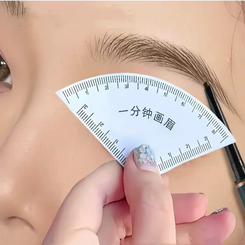 Permanent Fast Drawing Eyebrow Desgin Ruler For Beginners Microblading Mapping Tool Shaping Makeup Drawing Guide Ruler Tattoo