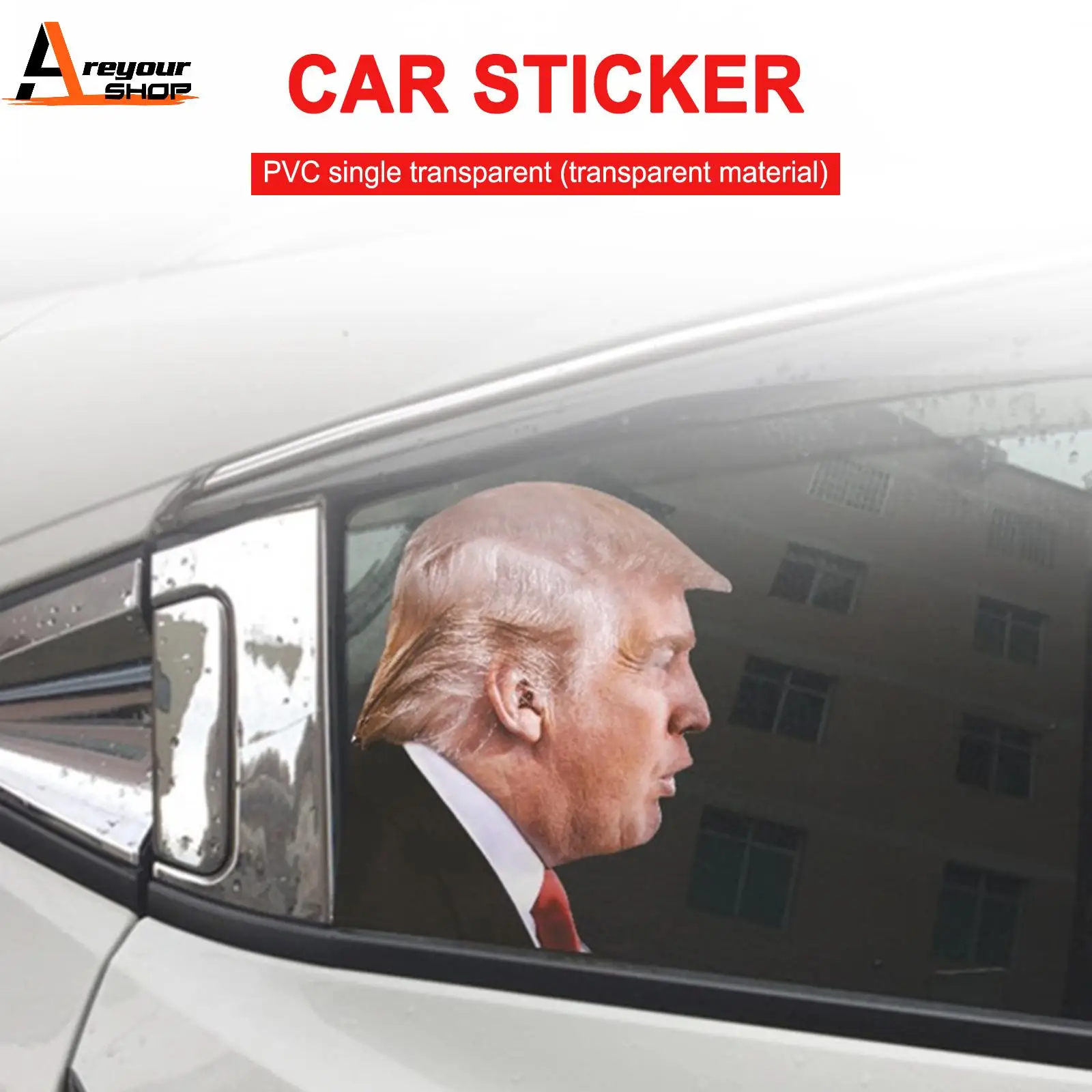 Areyourshop 2020 Trump Presidential Election Car Window Sticker Passenger Side Person Right