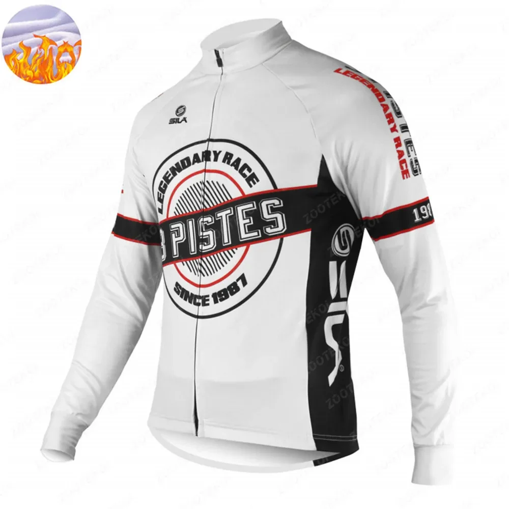 

Men's Cycling Jacket Road Bike Long sleeve Warm Soft Fabric Brushed Jacket Cycling Equipment New Cycling Jacket