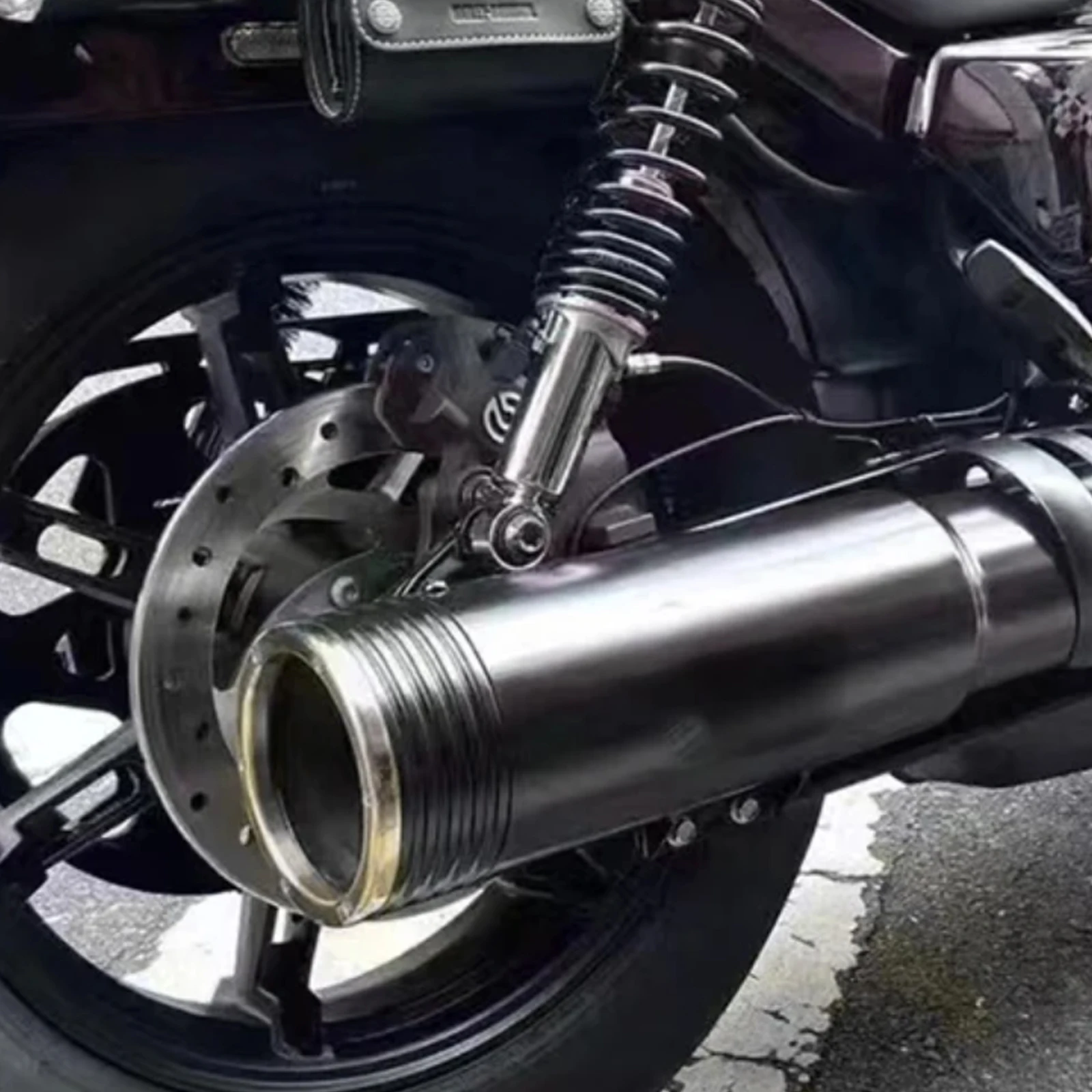Motorcycle Copper Couth Exhaust Pipe Exhaust Muffler Fit For Harley Nightster 975 RH975 RH975S 975 Special RH 975 975S 2022-2026