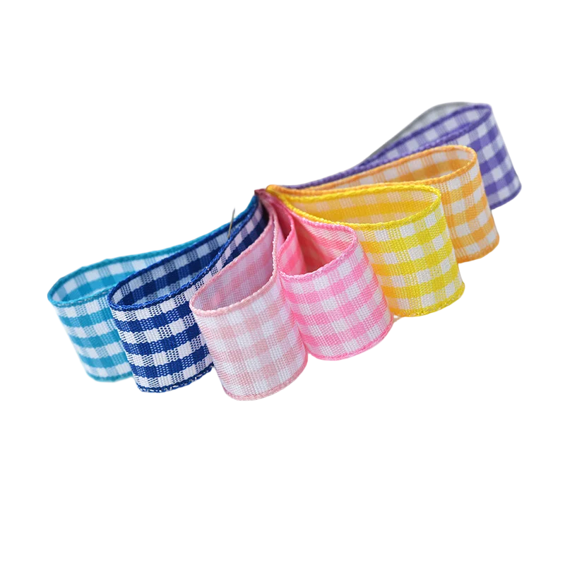 Scottish Tartan Ribbon Popular Clothing Accessories Handmade Decorative Packaging 5Yard per Lot 6mm, 9mm, 16mm, 25mm, 38mm T-06
