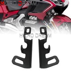 For Honda Gold Wing GoldWing GL1800 GL 1800 2018 2019 2020 2021 2022 2023 2024 Motorcross Front Tie Down Brackets Black Steel