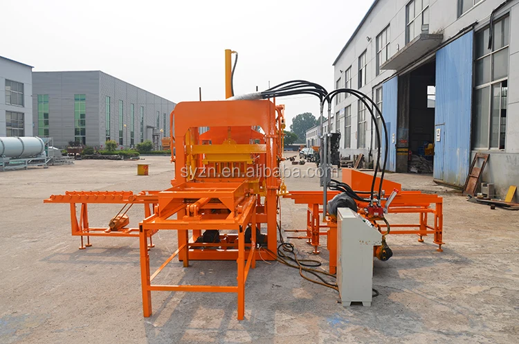 QTF3-20 Color Interlock Paver Cement Block Brick Making Machine Forms Beton Hollow Block And Paver One Free Mould 680-530mm