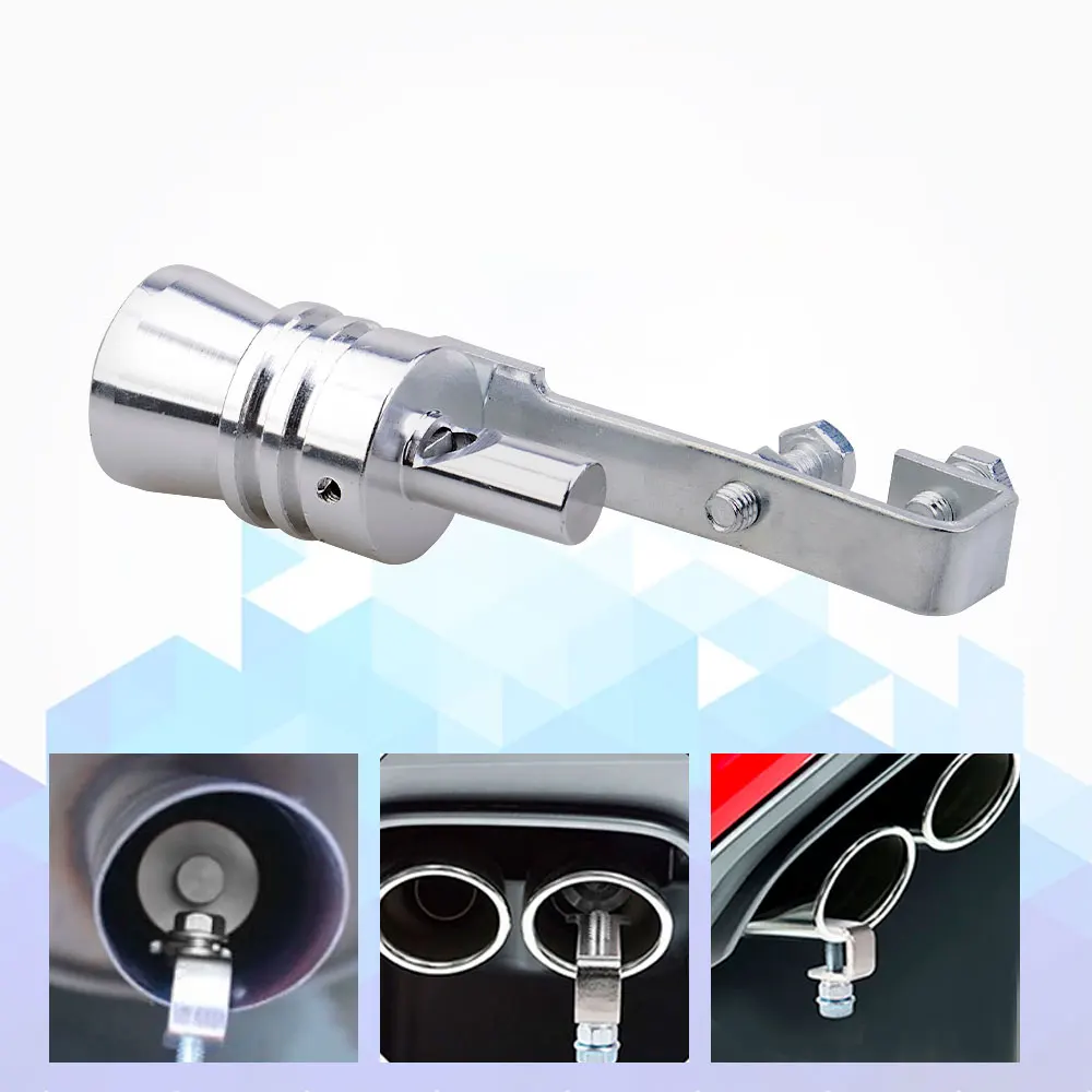 Universal Simulator Whistler Exhaust Fake Turbo Whistle Pipe Sound Muffler Blow Off Car Styling Tunning S/M/L/XL