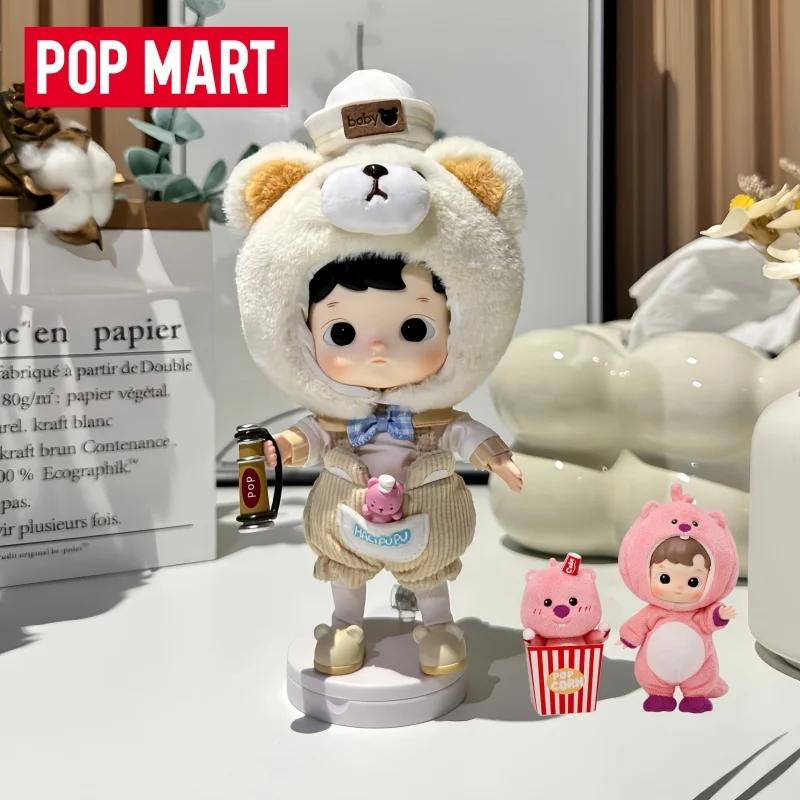 Genuine POP MART HACIPUPU series blind box The penguin snowman action figure holiday gifts exquisite handcrafted figurine Dolls