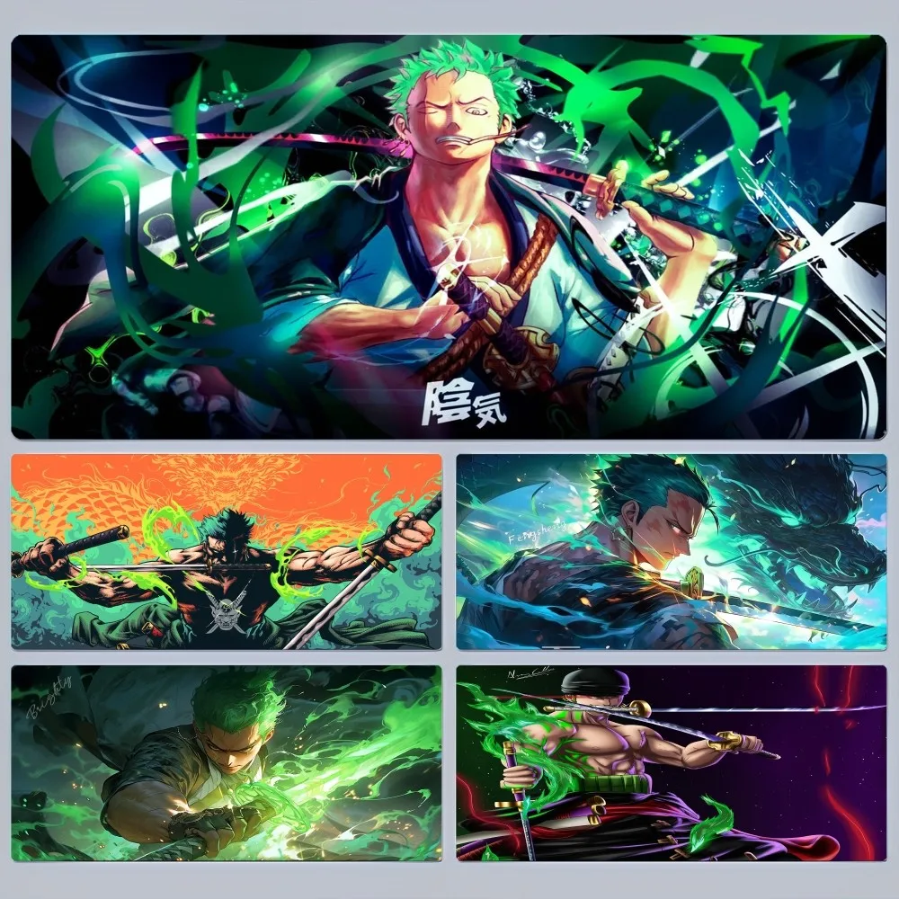 

ONE PIECE Roronoa Zoro Mousepad Beautiful large gaming mousepad gamer mouse pad Size for Game Keyboard Pad for Gamer