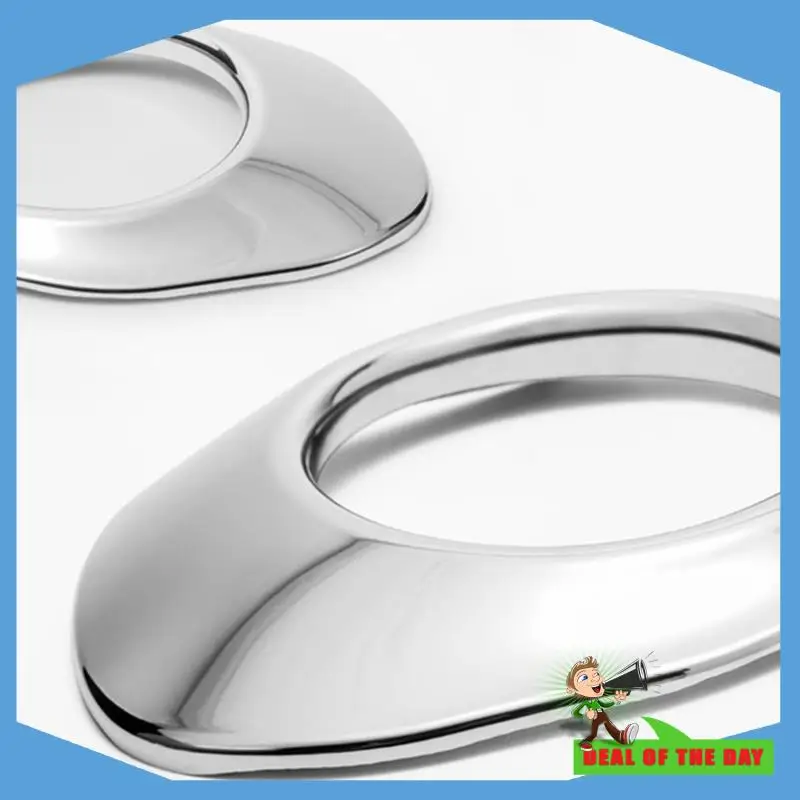 

New Arrival Car Front Fog Lamp Car Accessory Exterior Car Sticker ABS Chrome Trim For Mercedes Smart 453 Forfour Fortwo