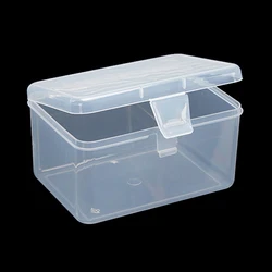 Boxes Rectangle Clear Plastic Jewelry Storage Case Container Packaging Box for Earrings Rings Beads Collecting Small Items