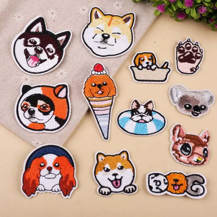 

Новое поступление, 10 шт., милые вышитые нашивки с животными, утюг на джинсах, пальто, футболка, сумка, обувь, шляпа, декор, ремонт, эмблема, аксессуар, сделай сам