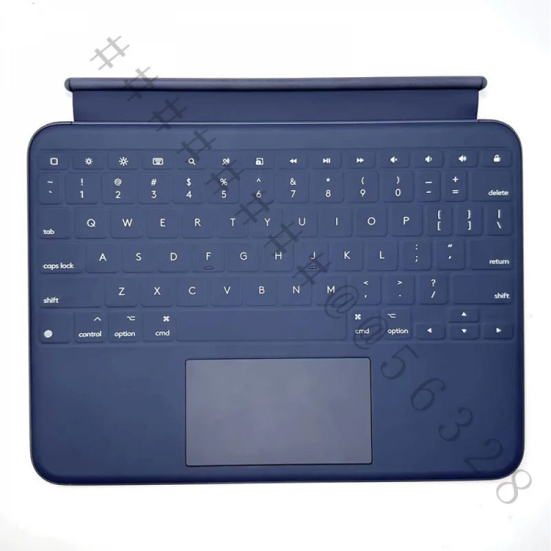 New Rugged Combo 4 Touch Keyboard Case US QWERTY Layout Blue Protective Cover For iPad 9th Generation Tablet Accessory Part Numb