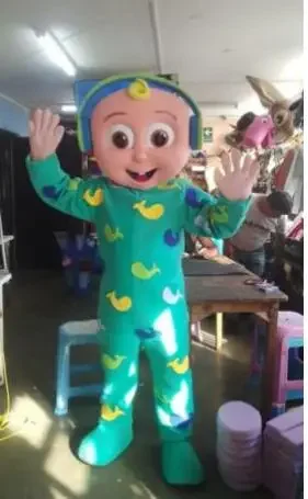 

ChristmasNew Adult Halloween Christmas Cute Baby Boy Mascotte Fancy Cartoon Mascot Costume Plush Fancy Dress Mascot Costume