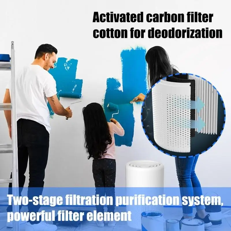 

Portable Small Air Cleaner Miniature Negative Ions Air Purifiers for Efficient Odor Removal Single Purification Machine N58D