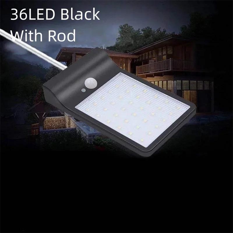 Solar Power Motion Sensor Garden Security Lamp Outdoor Waterproof Light Garden Wall Lamp Solar Lights – Great Deals Webstore