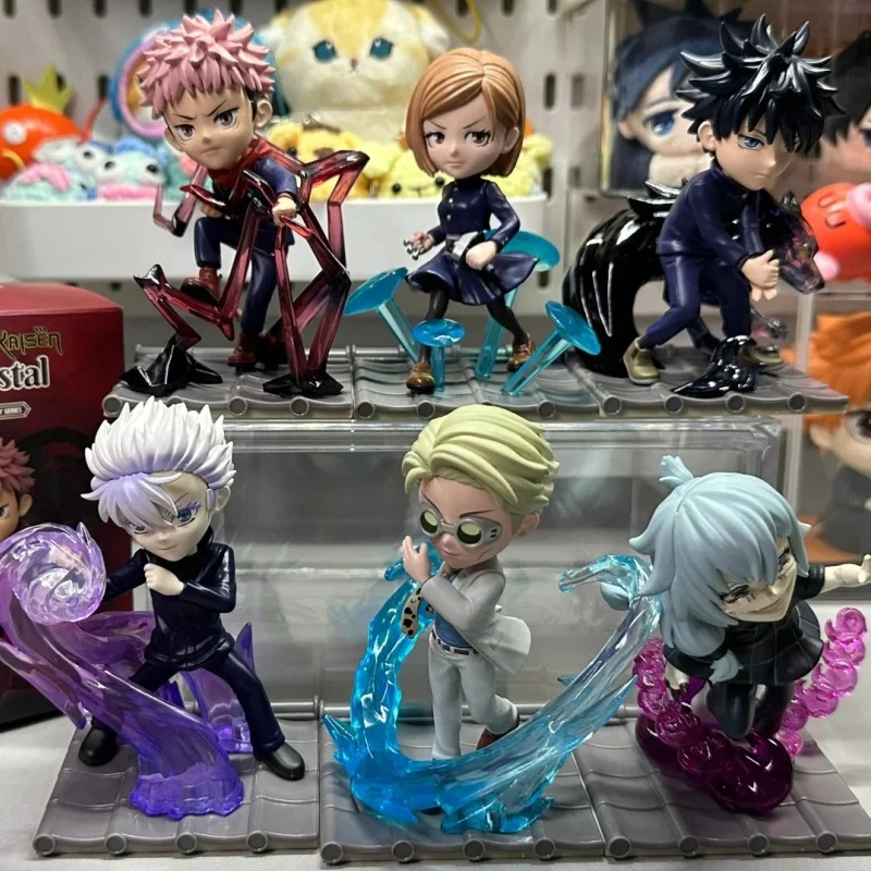 Mighty Jaxx Jujutsu Kaisen Battle Ready Series Action Figure Satoru Gojo Cute Anime Action Figure Doll Birthday Gifts