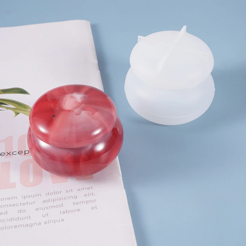 Kleine Glas Organizer Silikon Form Diy Rouge Lippenstift Glas Ornamente Kristall Tropfen Formen – Detail 2