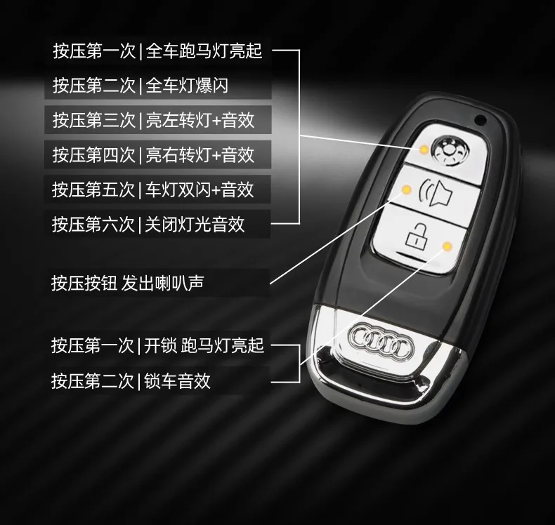 1: 18 RS7 Sport Remote Key Edition Super Run Sound and Light Alloy Model Advanced Children's Toy Birthday Gift Decoration