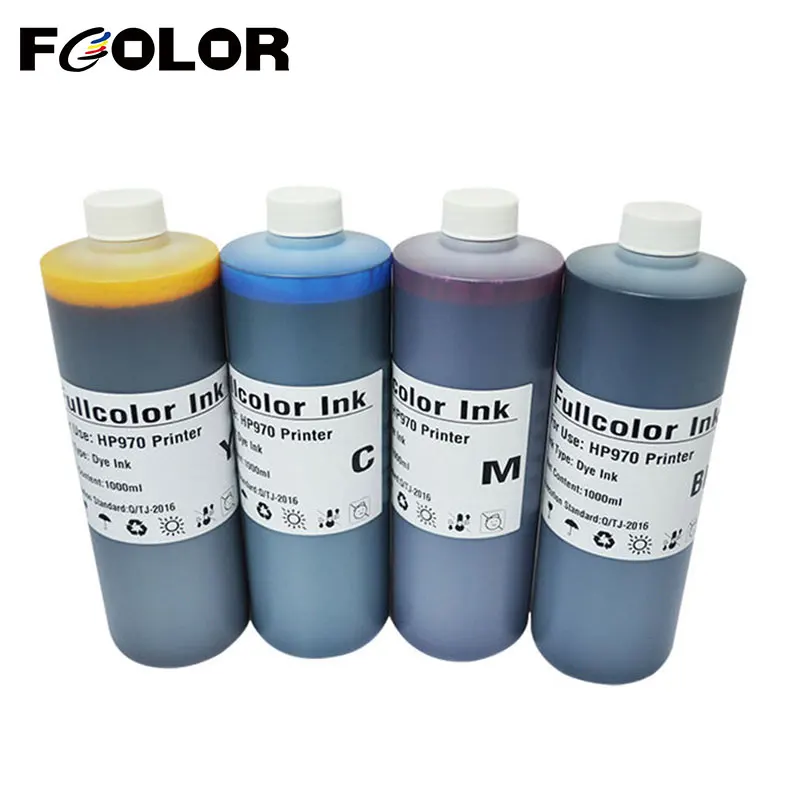 Fcolor-tinta de tinte Universal de alta calidad DY2012, 1000ML para impresora de inyección de tinta Epson T50, 1390, 1400, R330, TX800, ME33, ME330, 620F, ME350