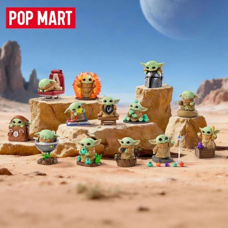 POP MART Star Wars Grogu Tiny but Mighty Series Blind Box - Figurine mystère à collectionner, jouet mignon pour les fans