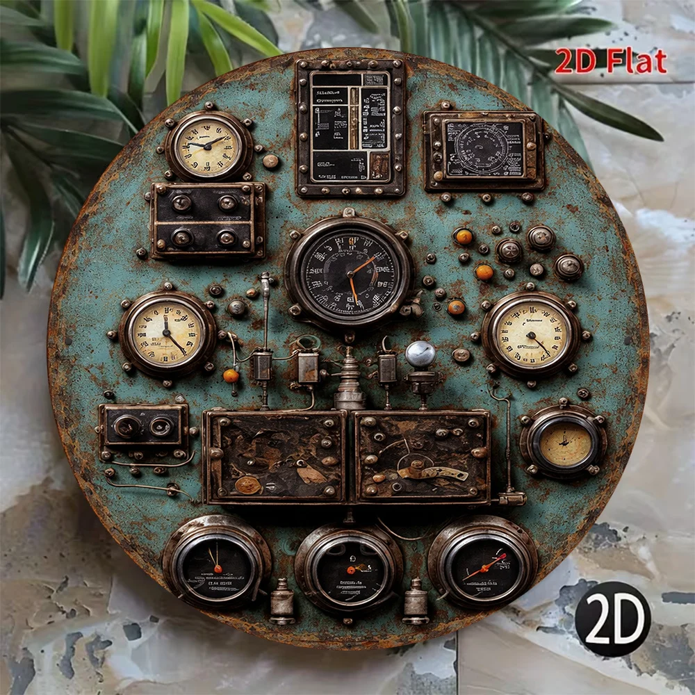 2D Flaches Retro-Armaturenbret – Home Decor Wall Panels Bewertung und Preis