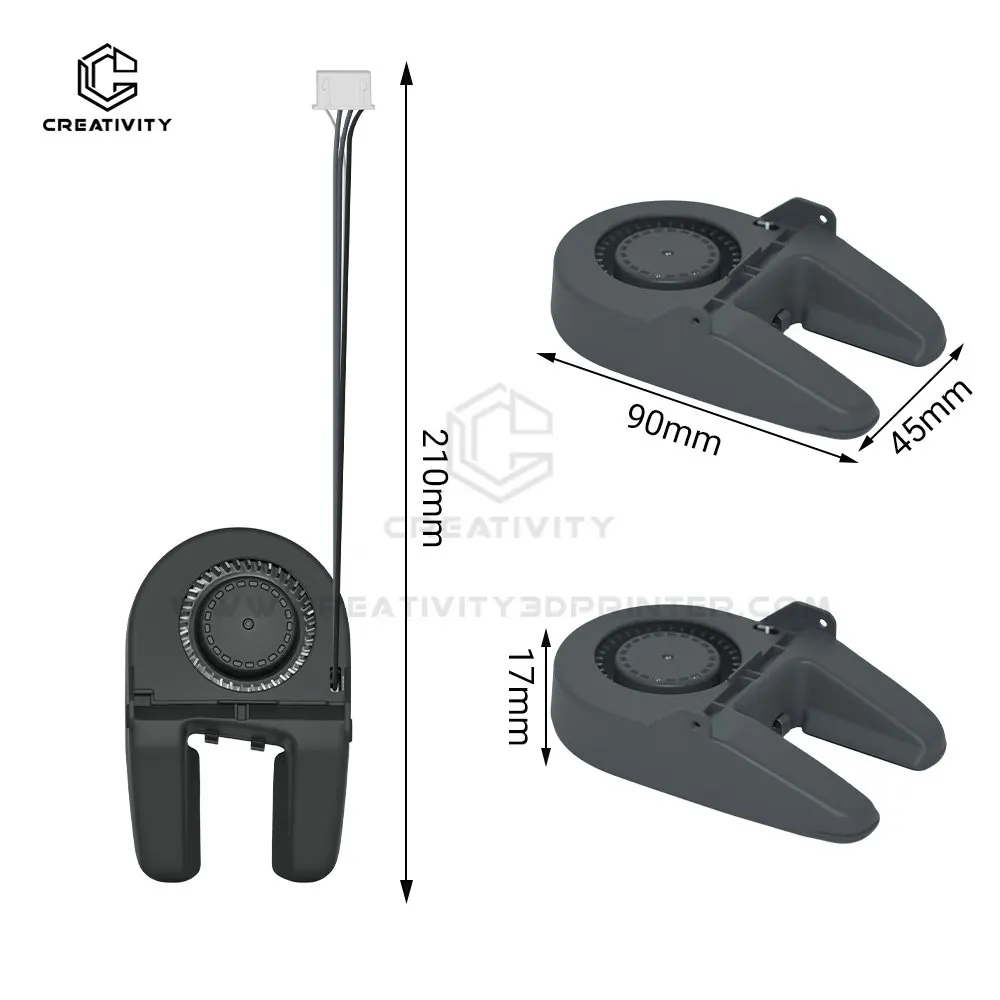 لطابعة بامبو لاب A1/A1mini ثلاثية الأبعاد 5015 A1 مروحة تبريد مكون منفاخ الهواء لمروحة بامبولاب A1 5015