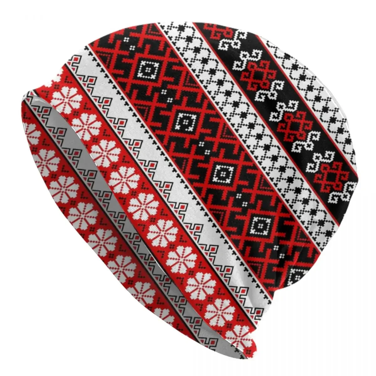 Ukrainian Embroidery Bright Color Vyshyvanka Leggings Designs Skullies Beanies Caps Knitted Hat Adult  Ethnic Bonnet Hats