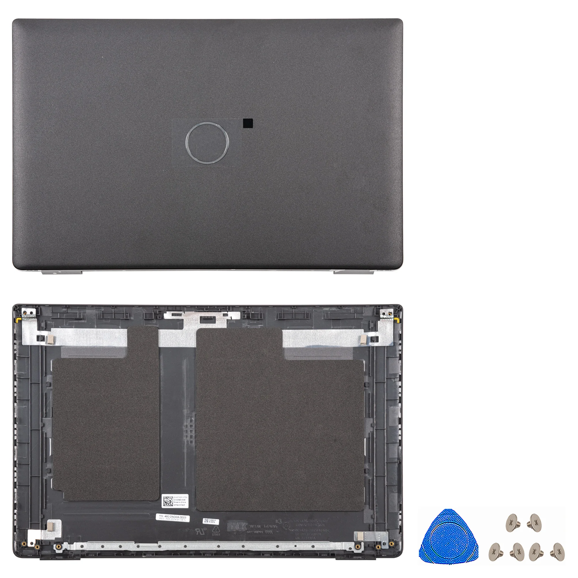 Top Parts For Latitude 15 3520 E3520 Laptop Screen LCD Back Cover Front Bezel Hinges Palmrest Top Case Bottom 017XCF 0H5YMR