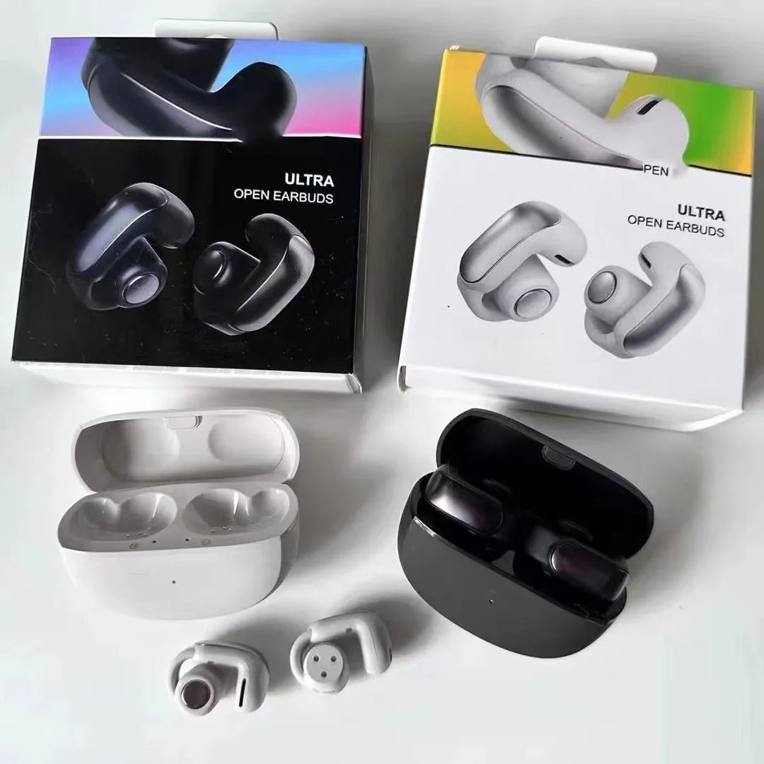 

V12 Bluetooth Earbuds Non in Ear Clip Bluetooth Transparent Sound Sensing Sweatproof Waterproof Suitable for Bose Ultra Long