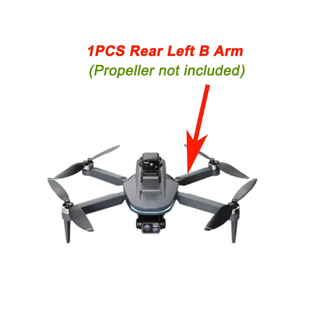 LYZRC L200 PLUG Drone Original Motor Arm Spare Part L200 Plug Front / Rear Arm with Engine Part Accessory