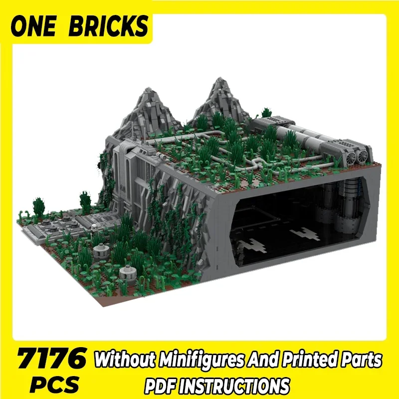 Bloques de construcción Moc modelo de películas de estrellas, tecnología de Base Imperial subterránea, bloques modulares, regalos, juguetes de Navidad, conjuntos DIY de montaje