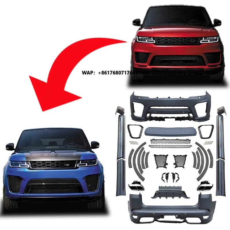 For Range Rover Sport SVR Body Kit/Surroundings, Compatible with Models From 2018-2022
