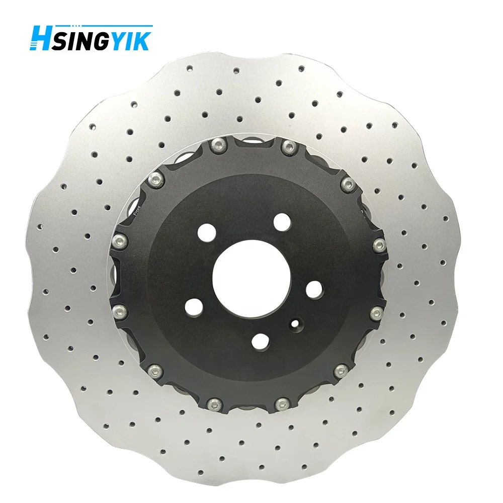 

2026 New 2-Pieces Rotor Brake Disc for Au di Q7 Q8 V W Touareg Front 4M0615301BM 400X38MM Rear 4M0615601P 350X28MM