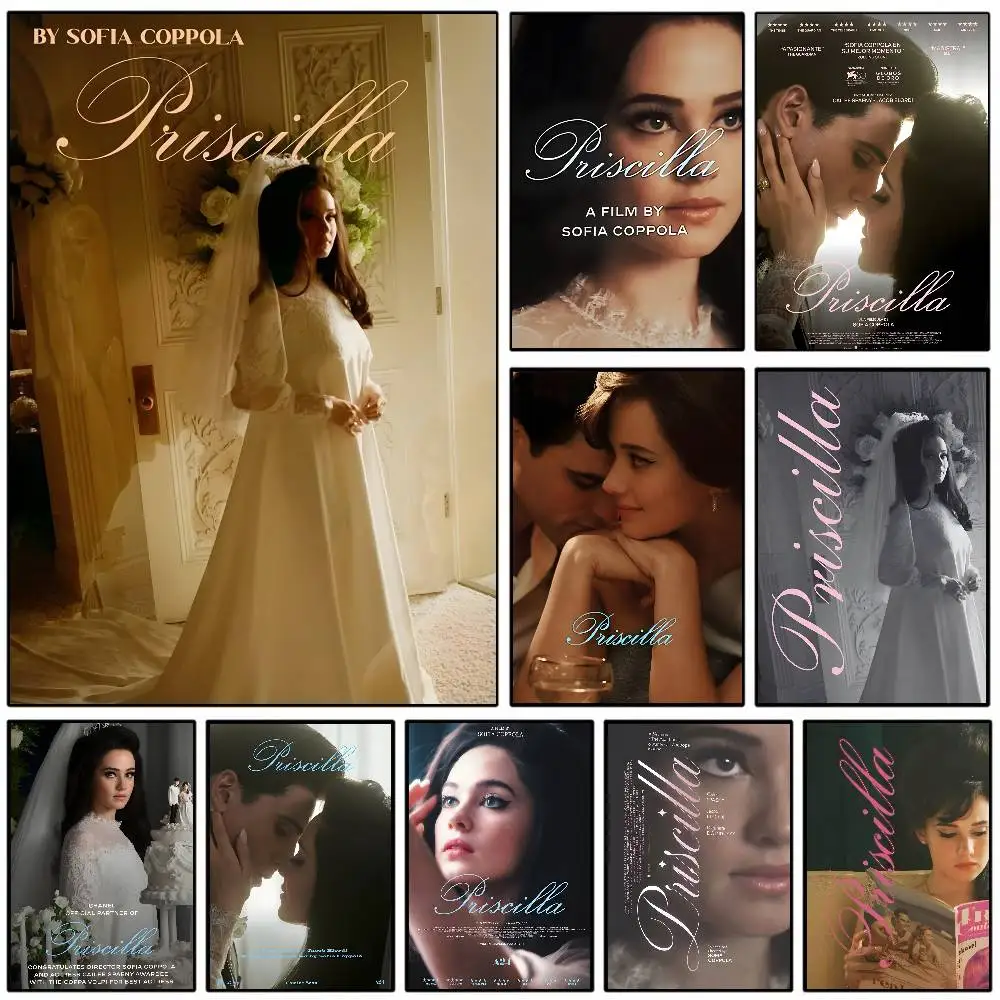1PC Priscilla New Movie Poster Art With Prints Home Bedroom Living Room Decoration Gift