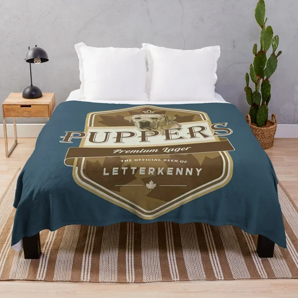 Letterkenny Puppers Premium Lager Beer - Letterkenny shoresy - Letterkenny Shoresy shirt -Dog Lover Throw Blanket Kid'S Blankets