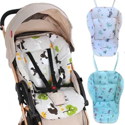 New Baby Stroller Seat Cushion Kids Highchair Cotton Pad Pushchair Car Cart High Chair Trolley Mat for Baby Stroller Accessories