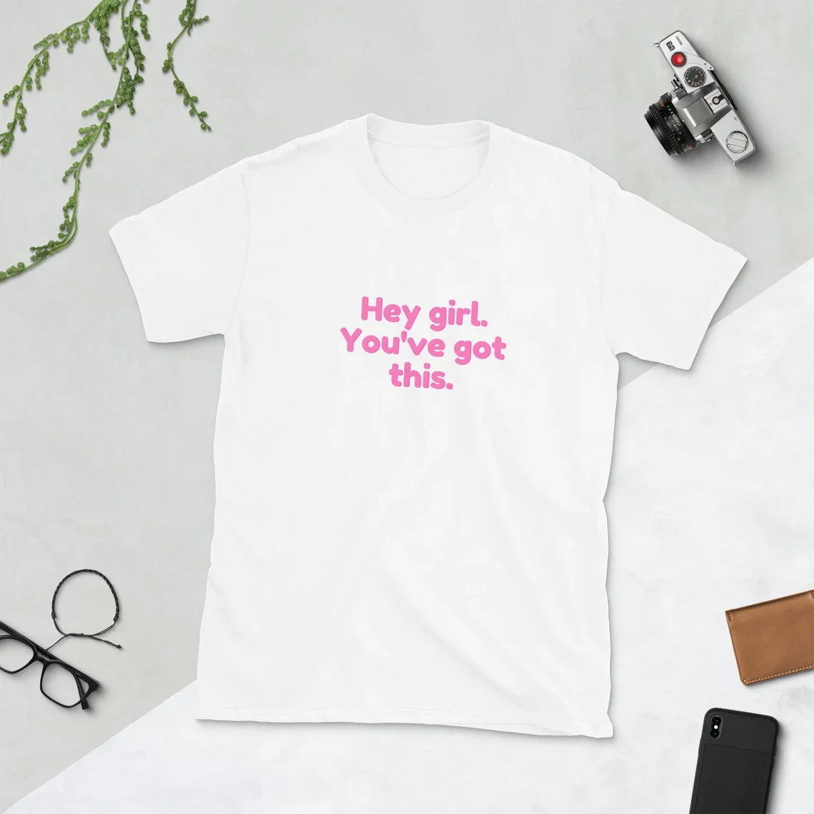 Skuggnas Hey Girl You've Got This Funny Graphic T-shirt Positive Tumblr Tee Aesthetic Clothing Unisex Cotton t shirts