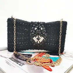 Black Cheaper Crystal Clutch Bags Women Purse Gold Silver Wedding Evening Bags Handbags Day Clutches