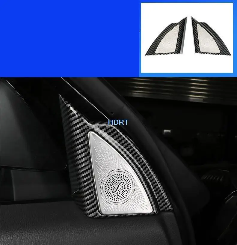 Car Window A Pillar Post / Side Door Stereo Speaker Tweeter Cover Trim For Toyota Highlander 2022/CROWN KLUGER 2021 Interior