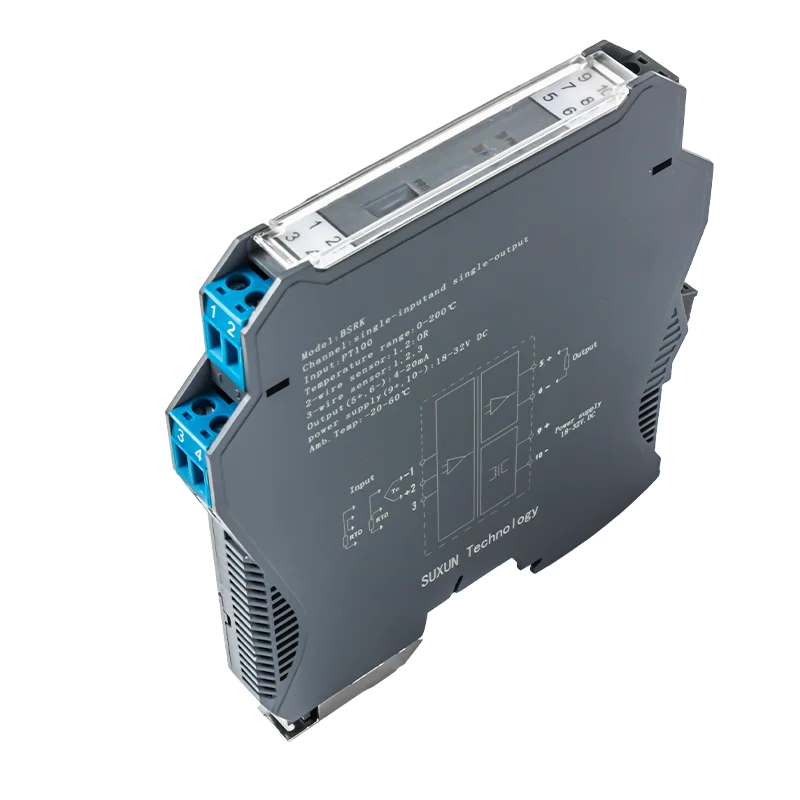 Trasmettitore di temperatura tipo K 2 in 2 out 0-1300 gradi 4-20 mA 0-10 V 0-5 V Trasduttore di segnale di temperatura termocoppia con uscita 1-5 V