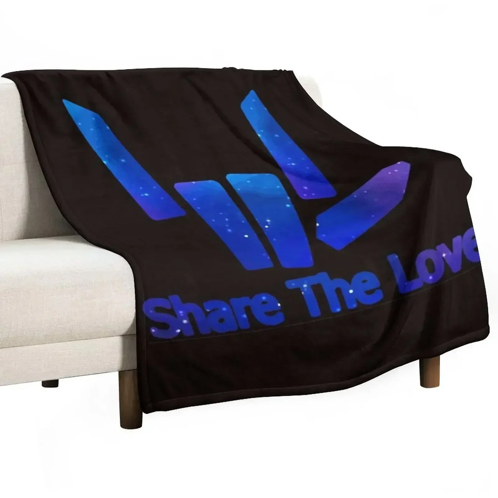 

Kids Share The Love Galaxy Logo Stephen Sharer Throw Blanket Luxury Designer halloween Baby Nap Blankets