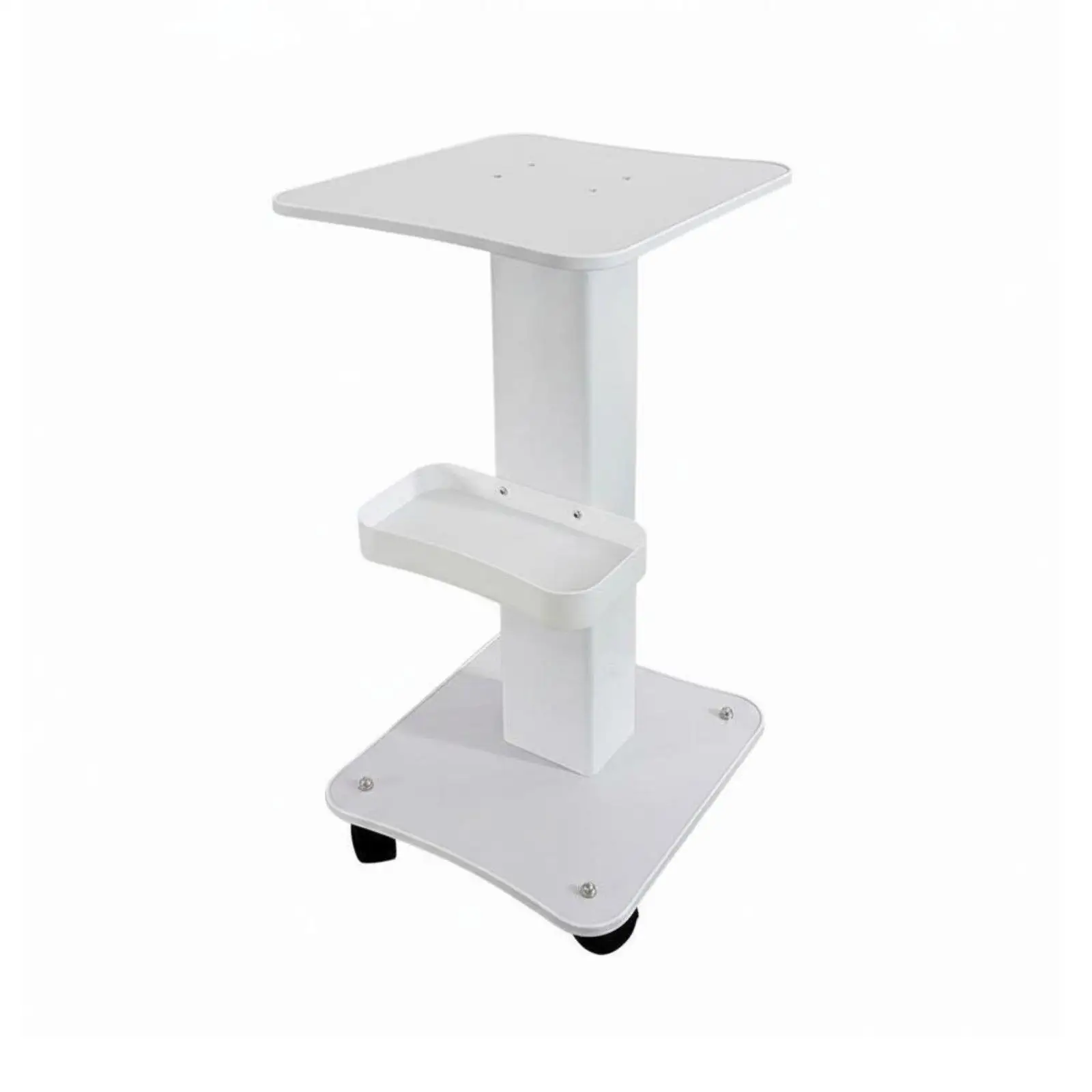 Quiet Rolling Cart Trolley for Beauty Salon Storage of Machines and Supplies with Easy Mobility