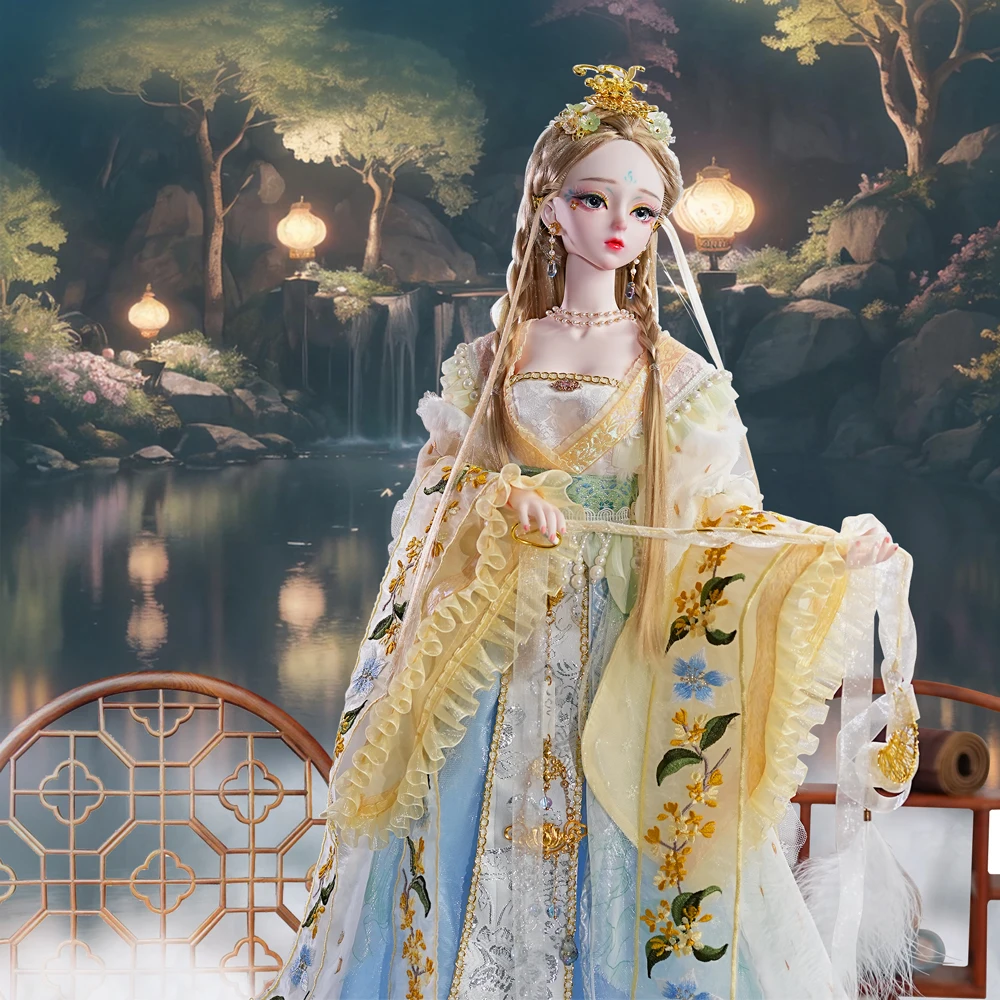 ICY DBS 1/3 BJD 62cm doll Mid-Autumn Festival mythological character Fairy Guanghan joint Body Including clothes shoes girlS Dre