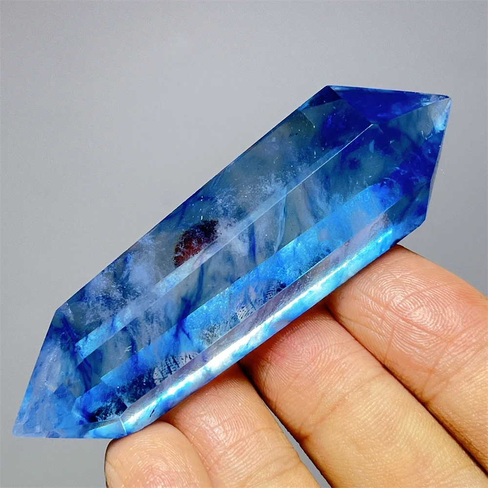 Molten Stone Quartz Crystal Non-Natural Tower Double Point Feng Shui Reiki Crystal Mineral Decoration Gem Gift Feng Shui Energy