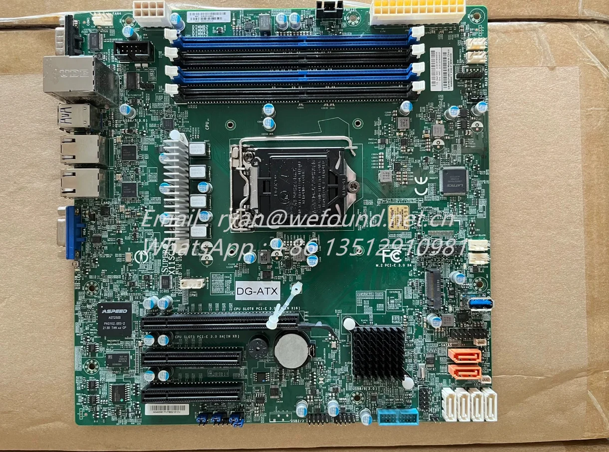 X11SCL-F Motherboard LGA 1151  8th/9th Generation Core i3  Xeon E-2100/2200 Processor