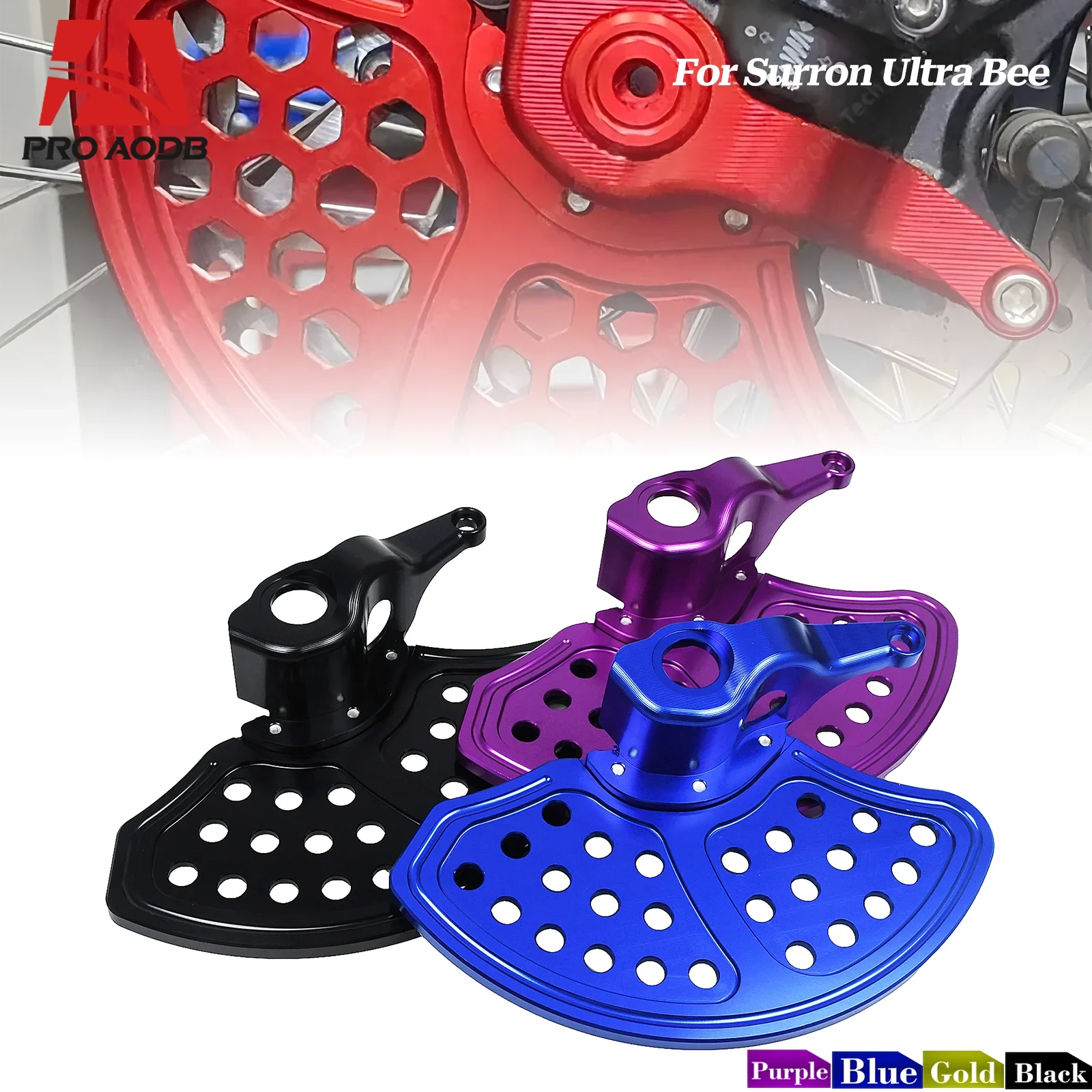 Electric E-Bike Motorcycle Front Brake Disc Guard Protector For Surron Ultra Bee Motocross Off-road For Sur-ron Ultra Bee Parts