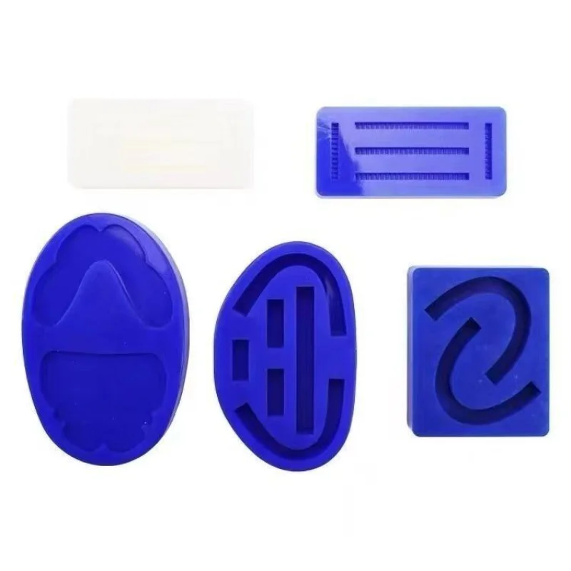 1Pcs Dental Silicone Rubber Wax Rim Mold Bite Block Individual Tray Implant Molding Mould Dentistry Module Lab Tools