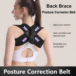 Back Brace Posture Corrector Belt Lumbar Shoulder Support Breathable Elastic Back Posture Correction Back Spine Orthopedic Brace